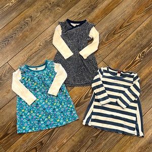 VGUC Tea Collection cotton dresses, set of 3